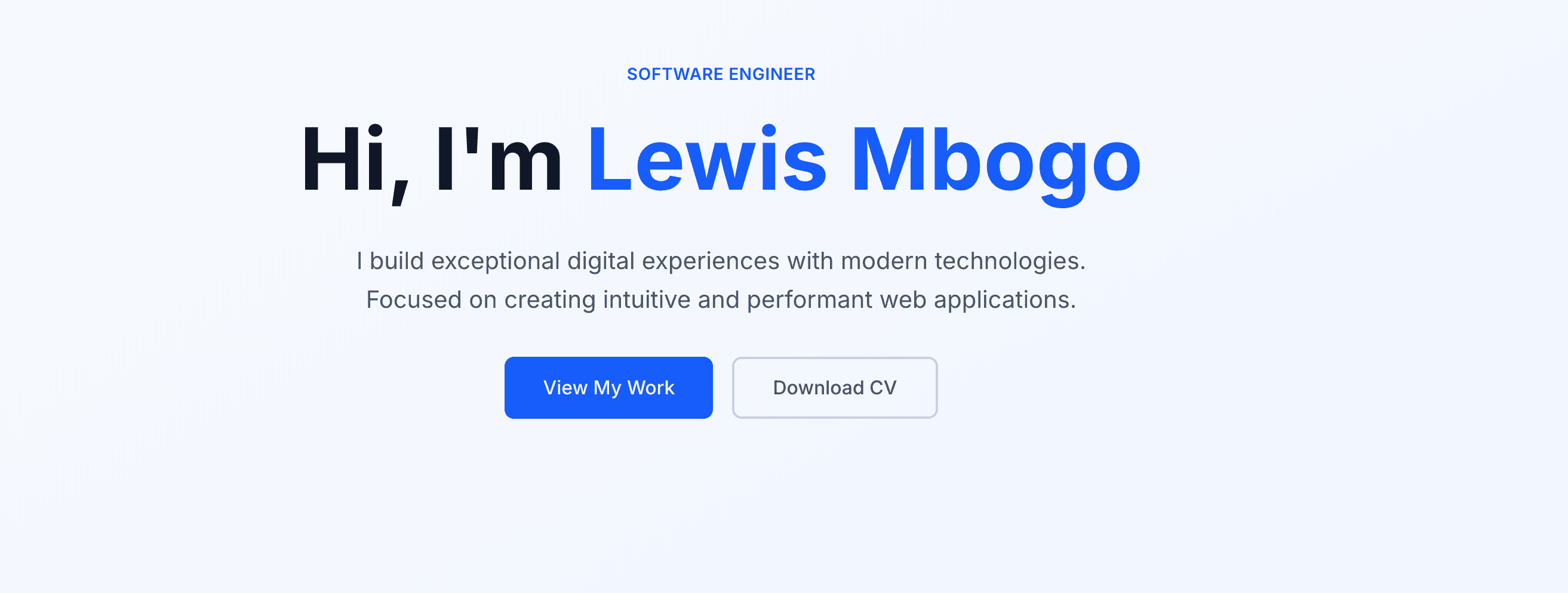 Portfolio Website